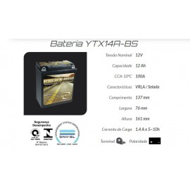 BATERIA YTX14A-BS